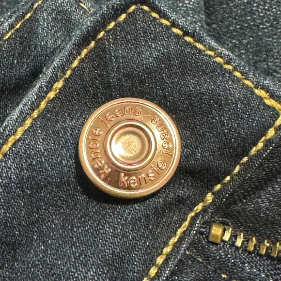 Kenzie Ankle Biter Classic Skinny Jeans Dark Wash NWOT Size 4 Mid Rise Classic - Picture 6 of 13